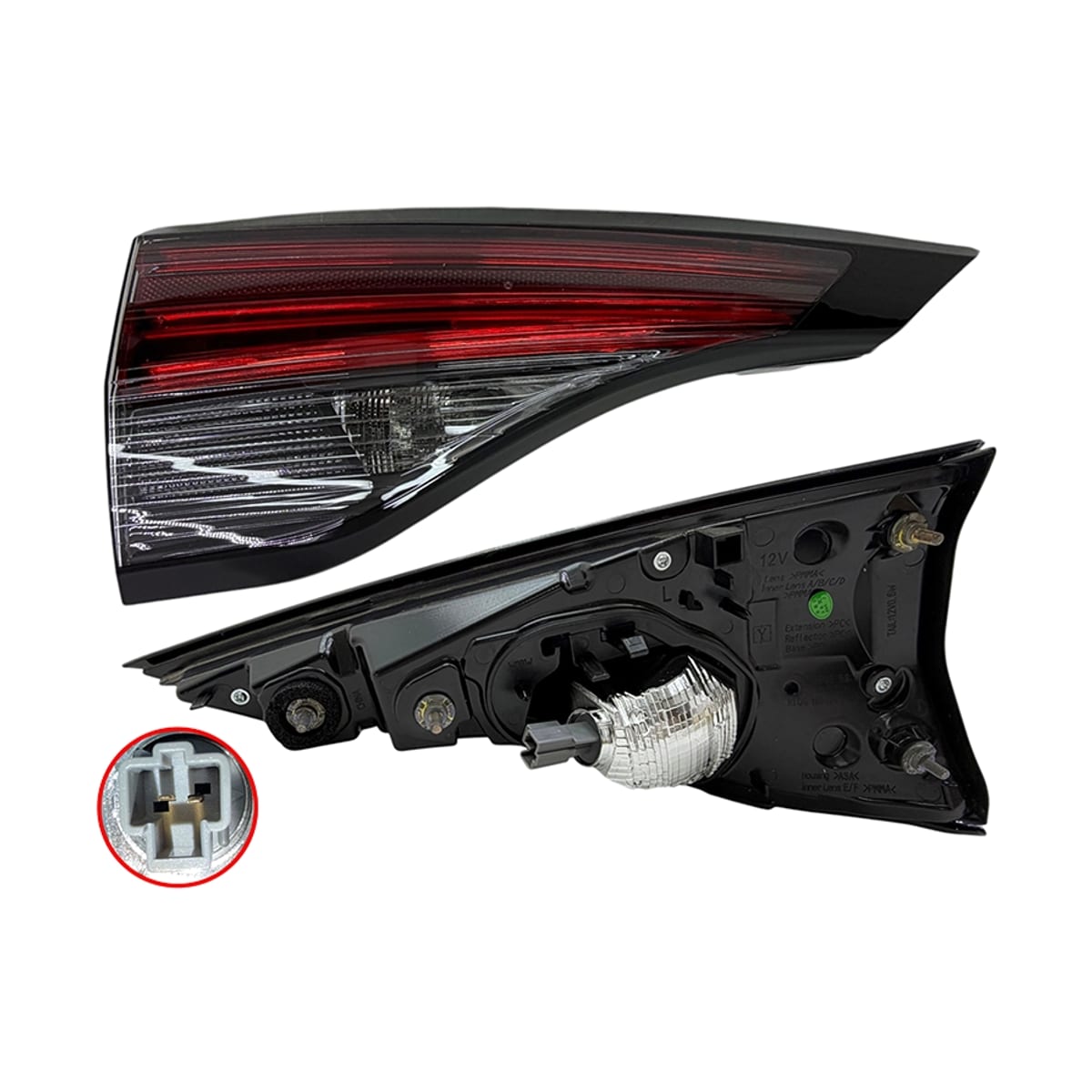 SAT Фонарь в крышку багажника Toyota Sienna 20- (Слева/ LED/Галоген/ LE/XLE)
