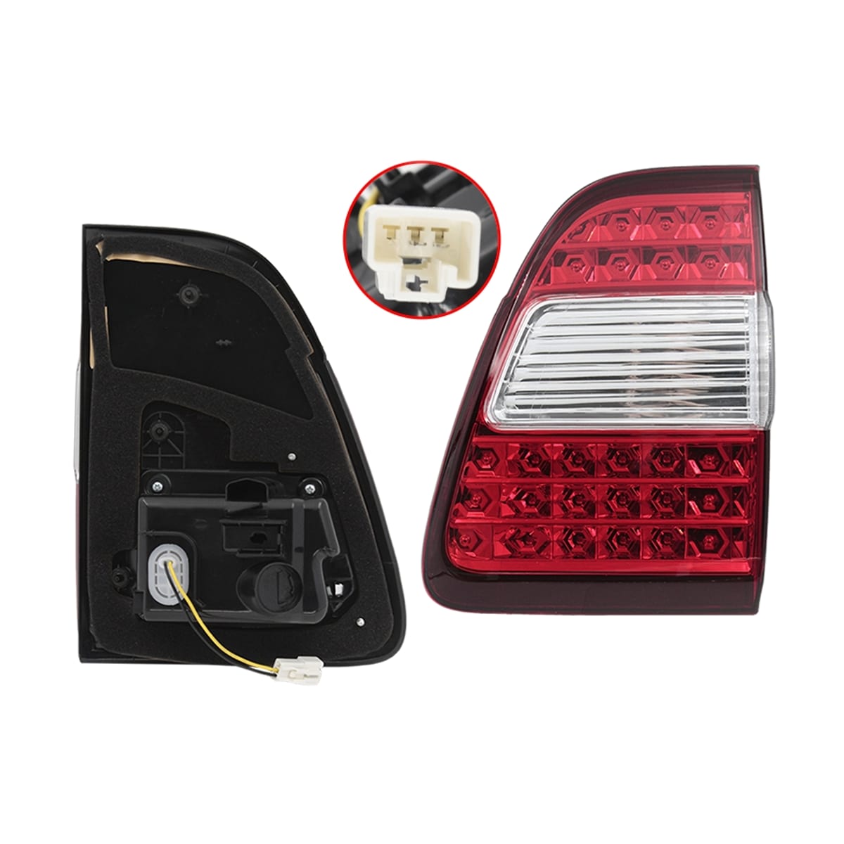 SAT Фонарь в крышку багажника Toyota Land Cruiser (J100) 05-07 / Land Cruiser Cygnus 05-07 (Справа/ Диоды)