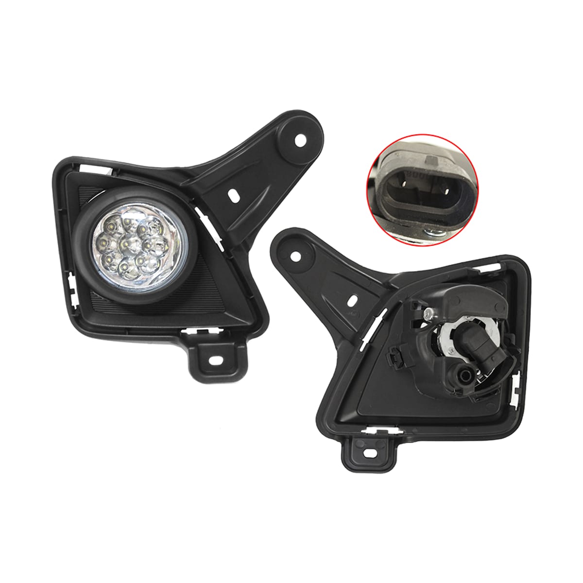 SAT Фара противотуманная (Справа/ Диоды/ крепление для HIACE 10-14) Toyota Allion (T240) 01-07 / Hiace 04-20