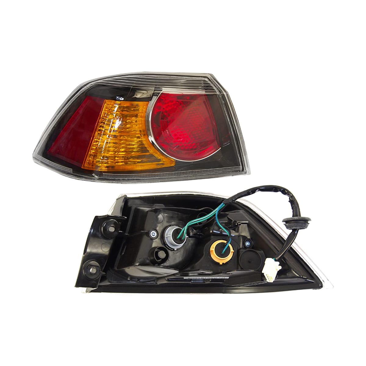 SAT Фонарь задний Mitsubishi Lancer 07-17 / Lancer Evolution 07-17 (Слева/ чёрный)