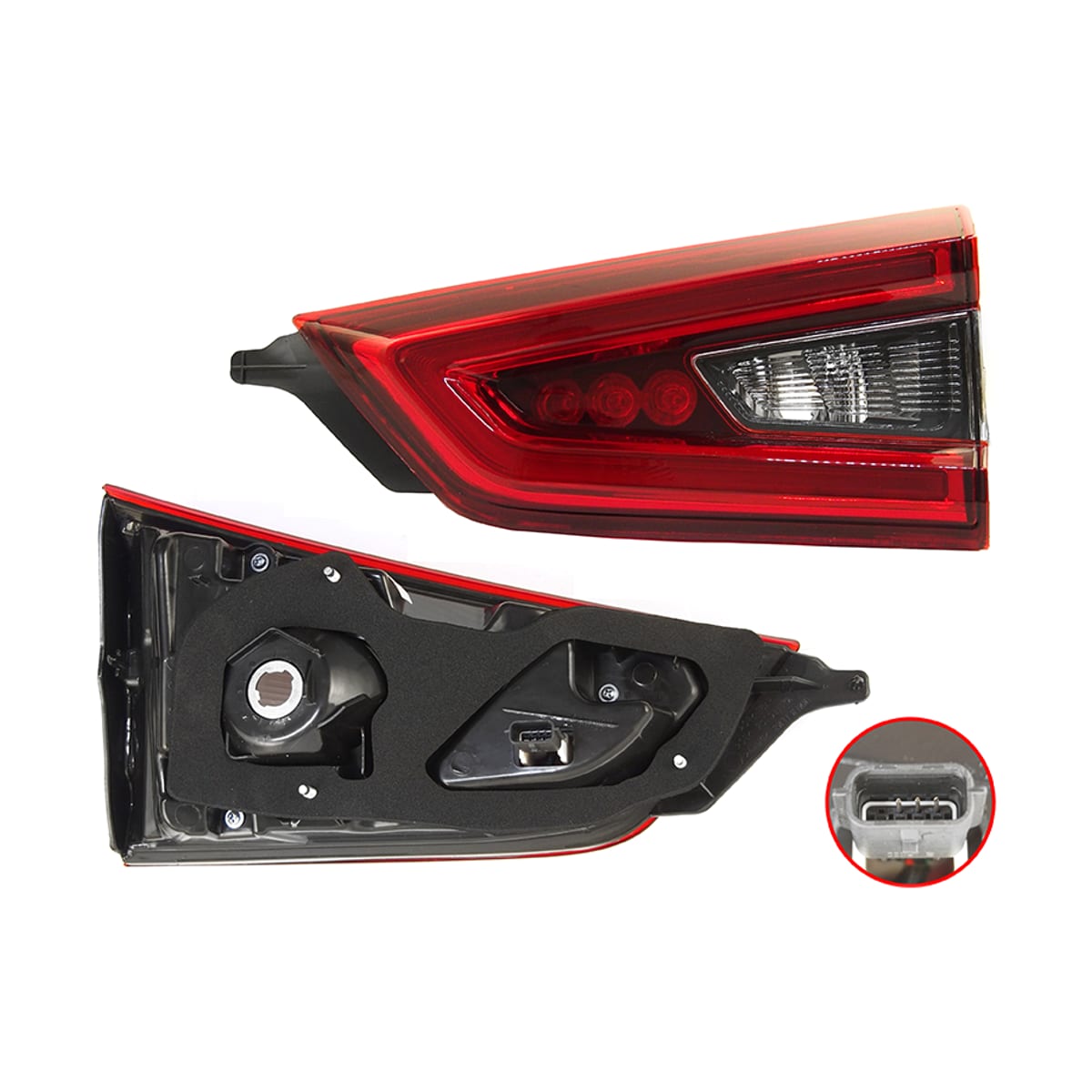 SAT Фонарь в крышку багажника Nissan Qashqai 17-22 (Справа/ LED)