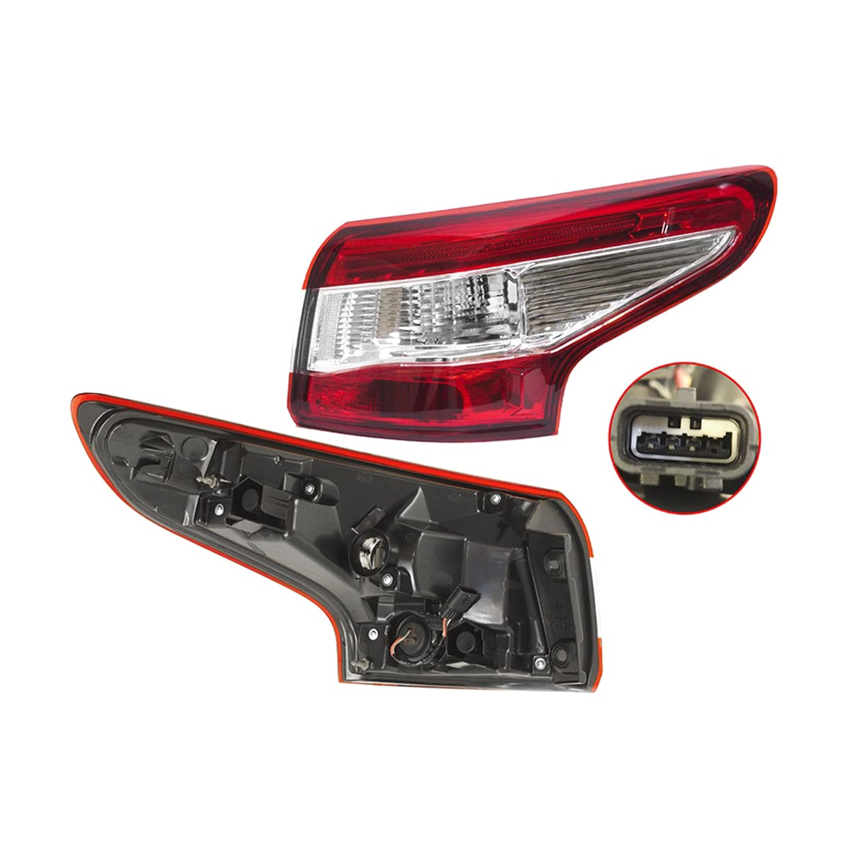 Деталь Фонарь задний Nissan Qashqai 13-19 (Справа) SAT