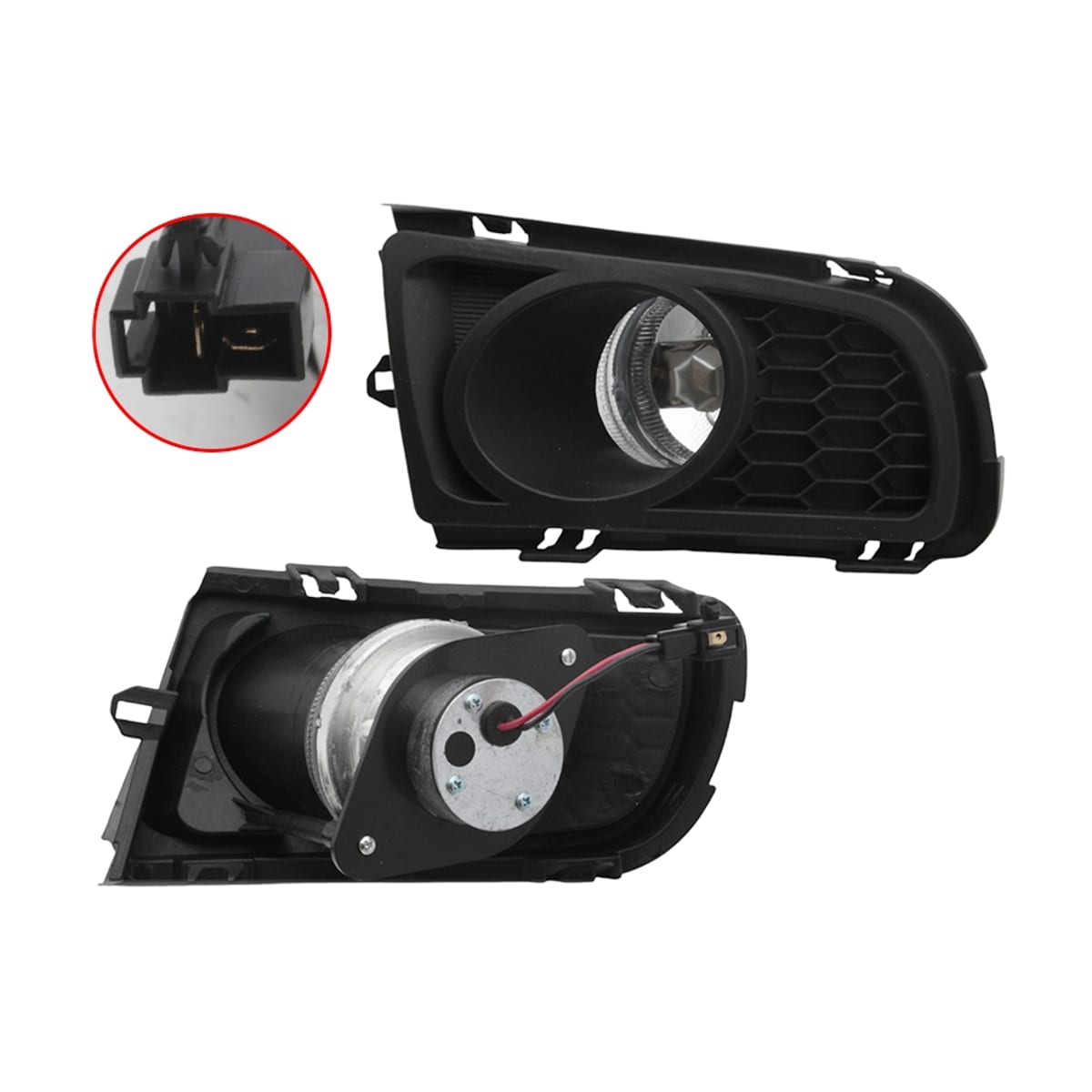 Деталь Фара противотуманная (Справа) Mazda 3 08-13 / 6 05-08 SAT