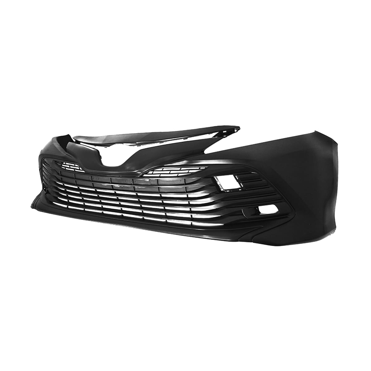 SAT Бампер передний Toyota Camry (XV70) 17-21 / Camry USA 17-20 (Под ПТФ/ С отверстием под крюк)
