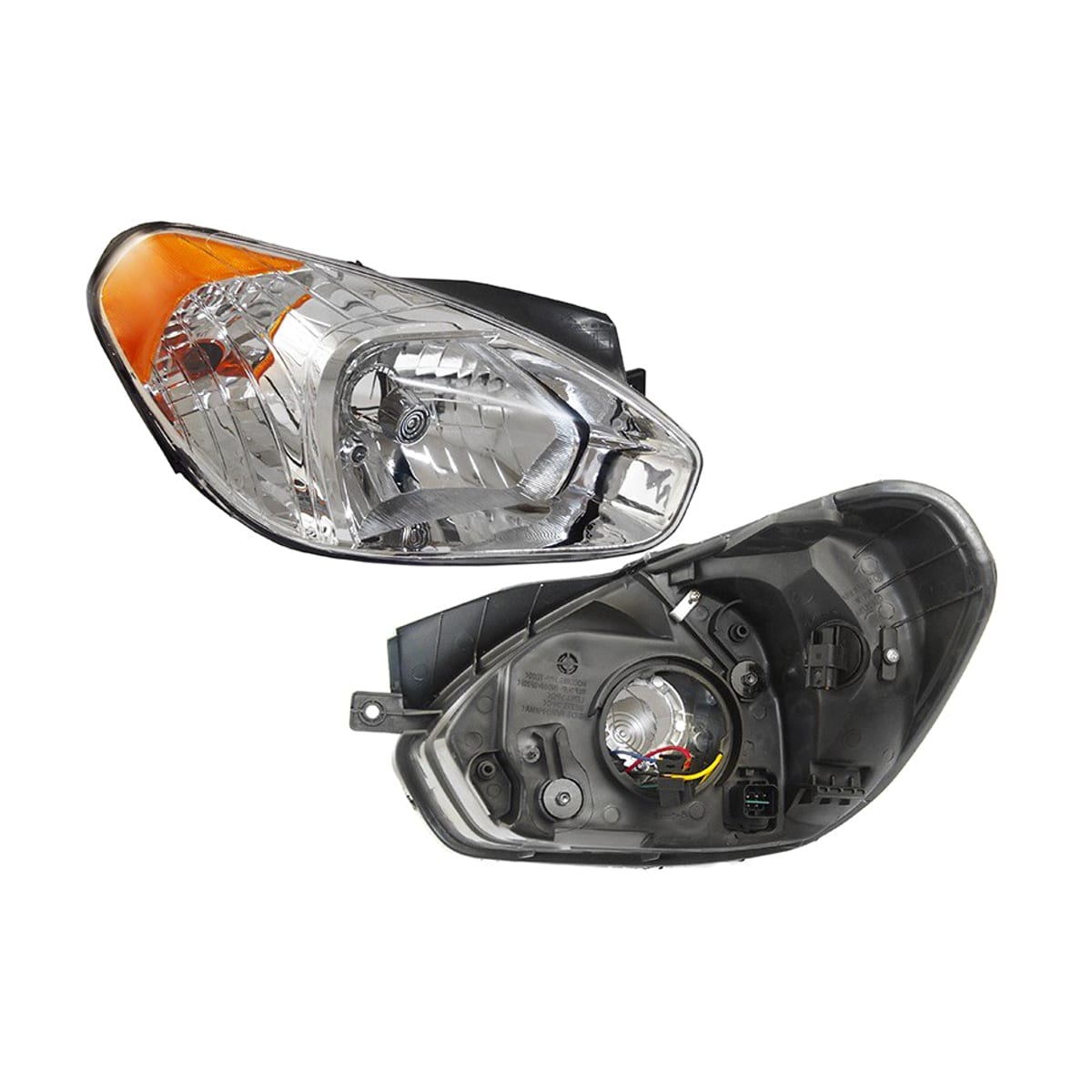 Деталь Фара Hyundai Accent 06-11 (Справа/ Галоген/ Ручная регулировка) SAT