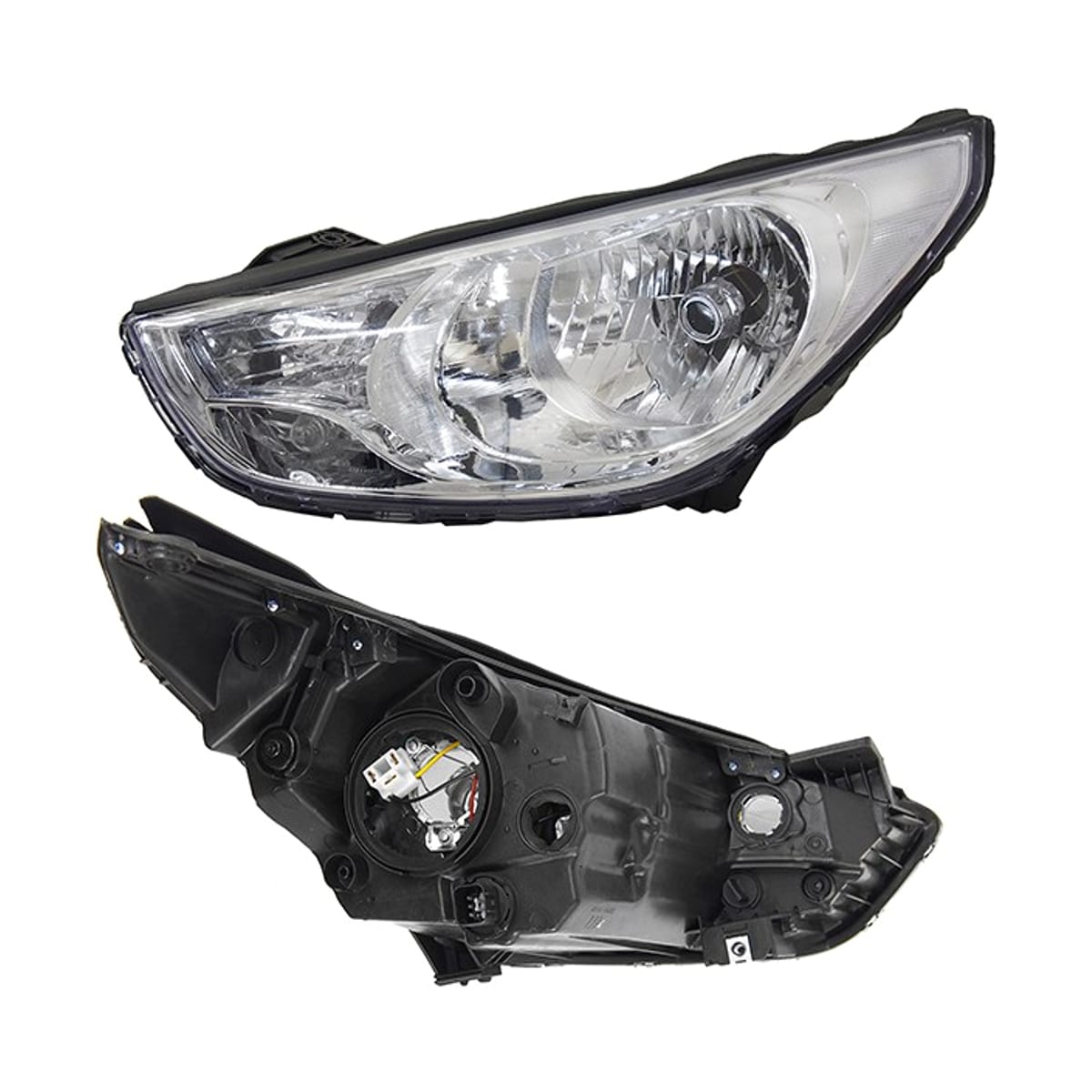SAT Фара Hyundai Tucson 09-13 (Слева/ Галоген/ под электрокорректор)