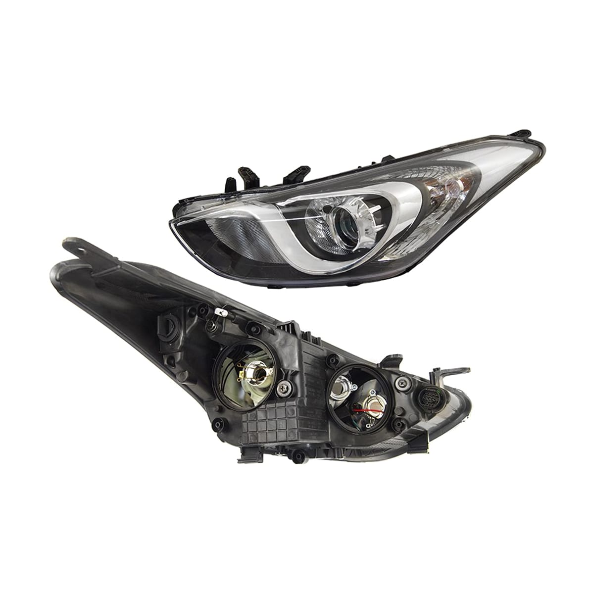 SAT Фара Hyundai i30 11-17 (Слева/ Галоген/ Ручная регулировка)