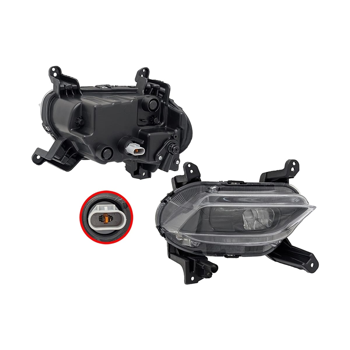 SAT Фара противотуманная (Справа) Hyundai Santa Fe 18-21 ST22120F2R