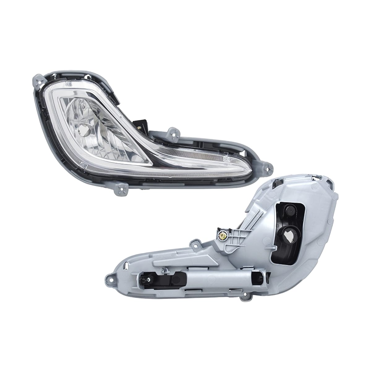 SAT Фара противотуманная (Справа) Hyundai Solaris 10-14 / Accent 11-17