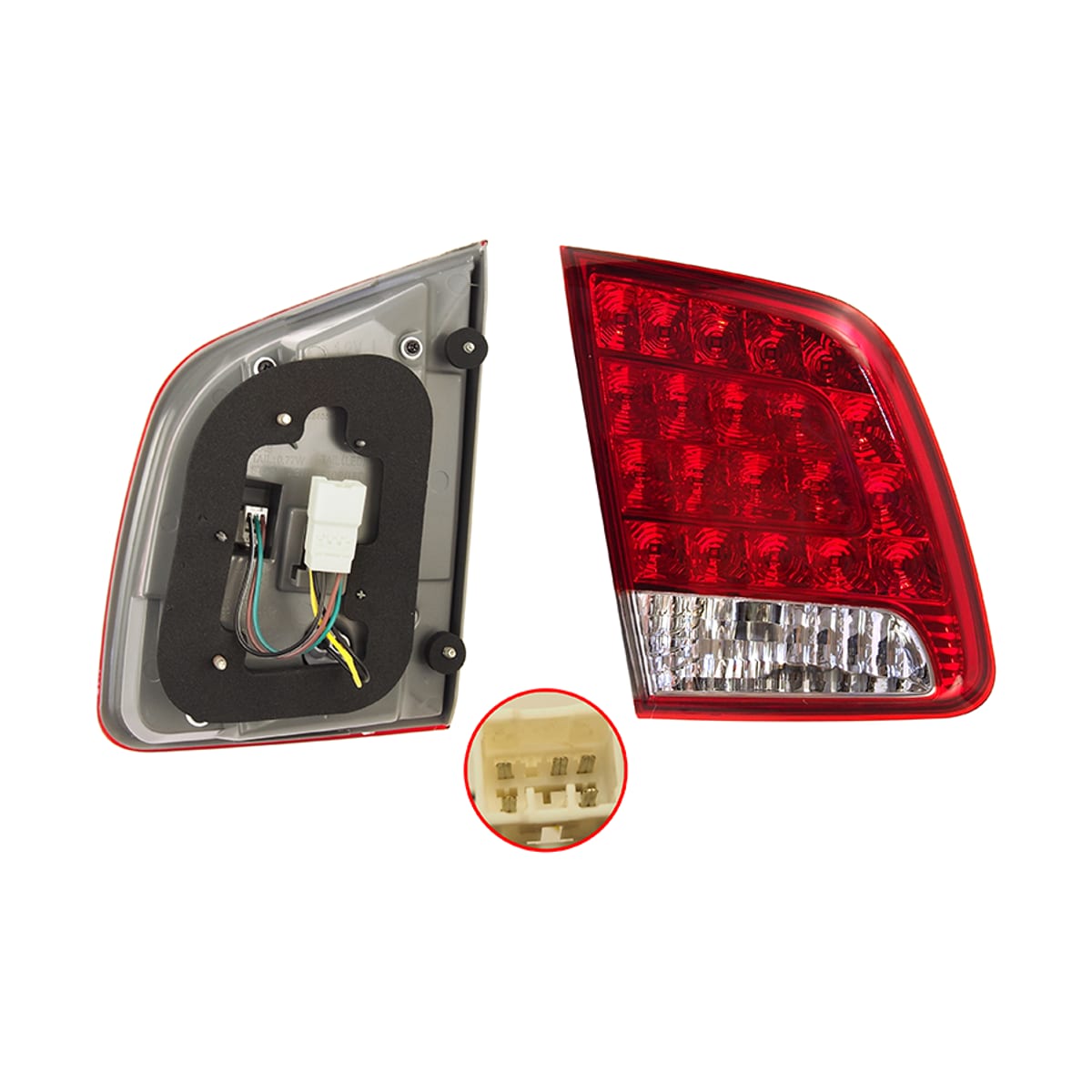 SAT Фонарь в крышку багажника Kia Sorento 09-13 (Слева/ LED)