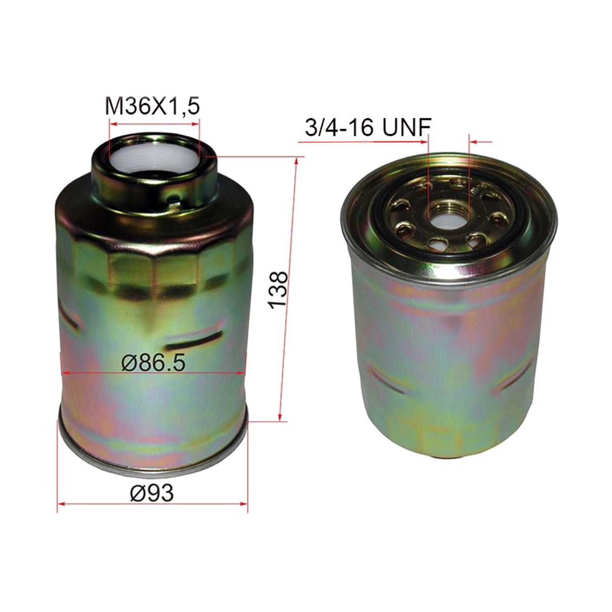 SAT Фильтр топливный Toyota Land Cruiser (J100) 98-05 / Land Cruiser Prado 96-07 ST2330364010