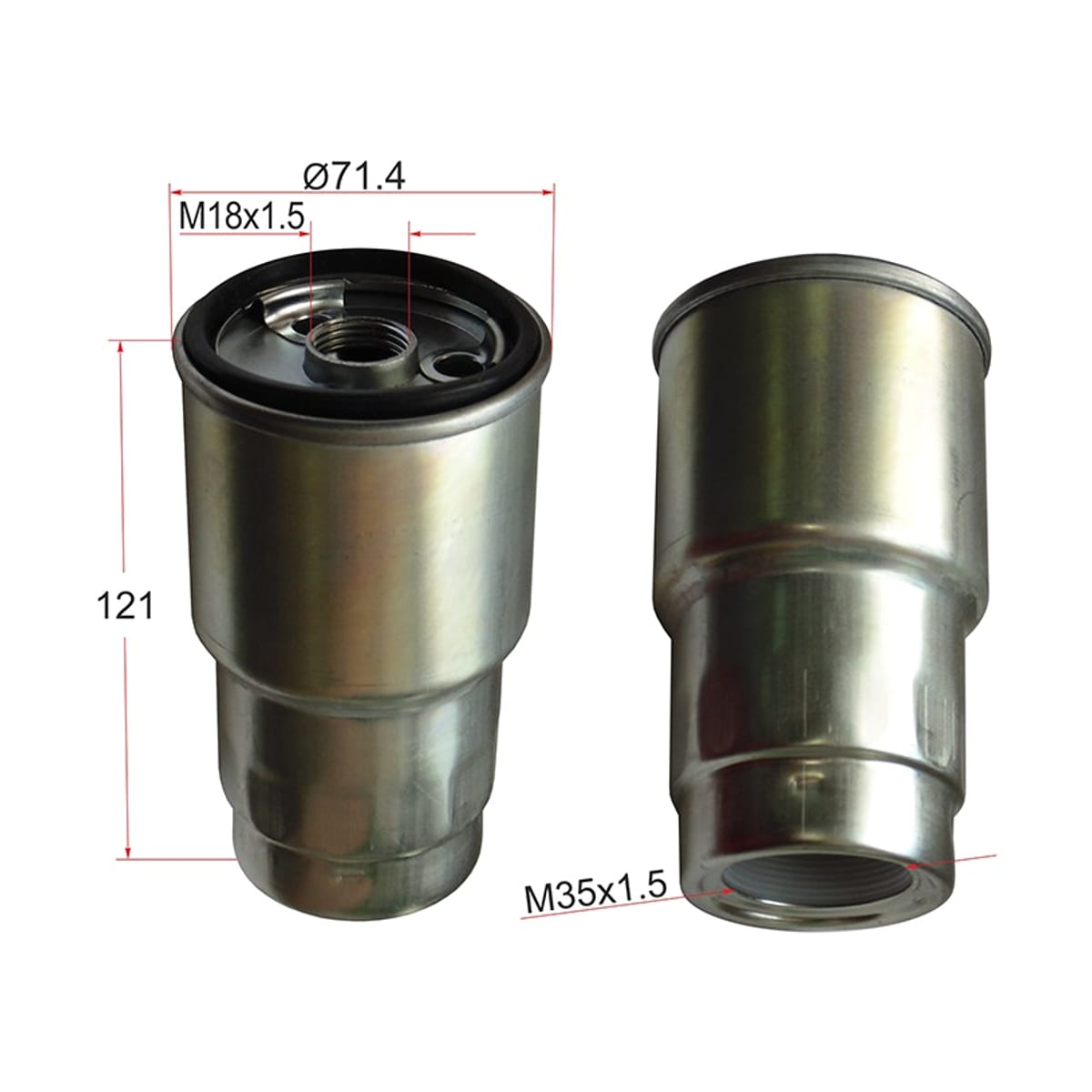 SAT Фильтр топливный Mazda 6 02-08 / Toyota Avensis 97-18