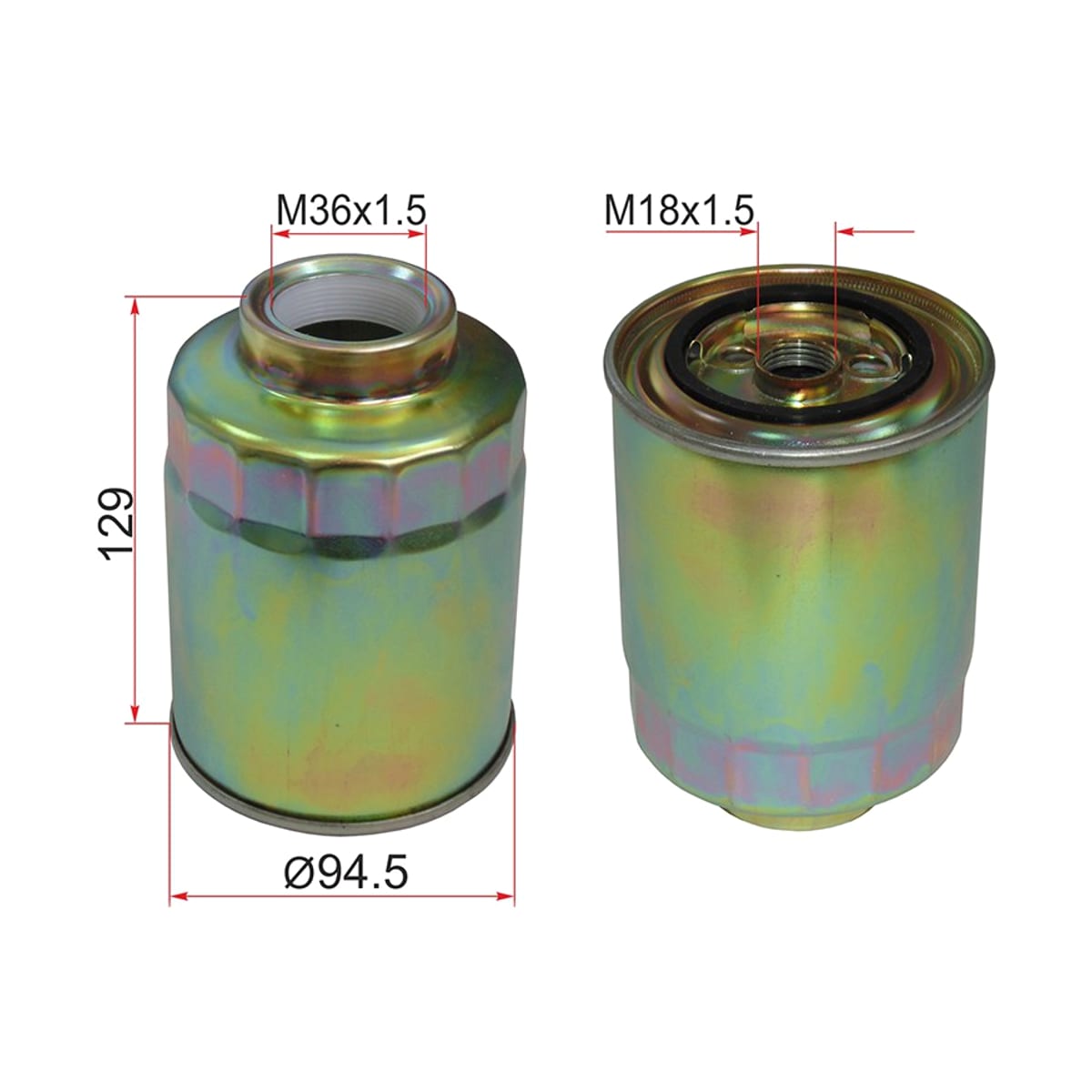 SAT Фильтр топливный Toyota Land Cruiser (J100) 98-05 / Land Cruiser Prado 96-07