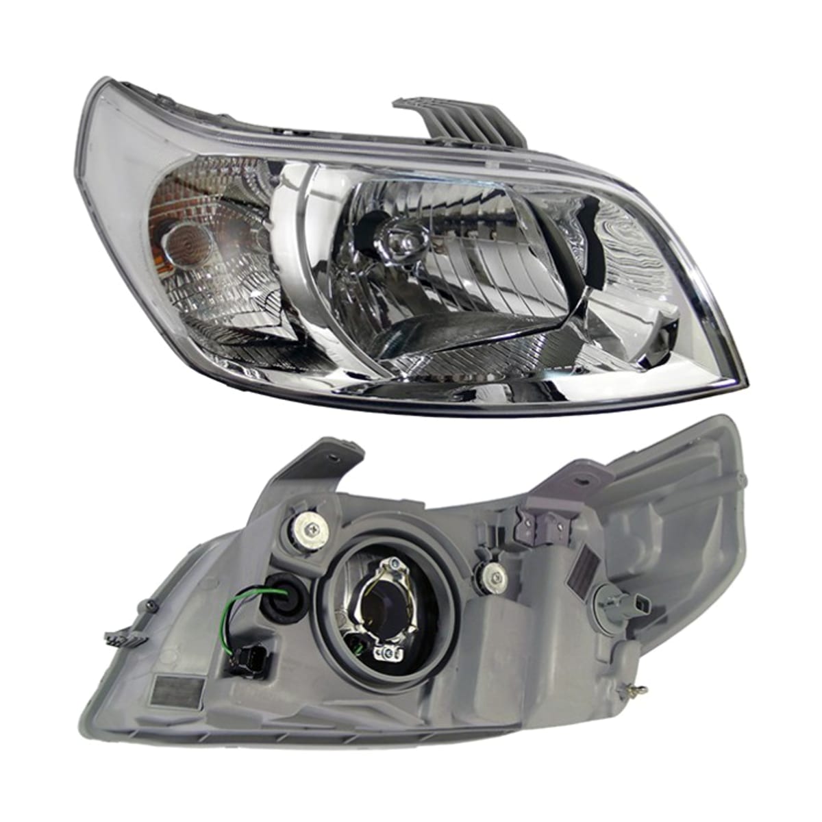 SAT Фара Chevrolet Aveo 05-11 / Daewoo Gentra 05-11 (Справа/ Ручная регулировка/ 5D HBK)