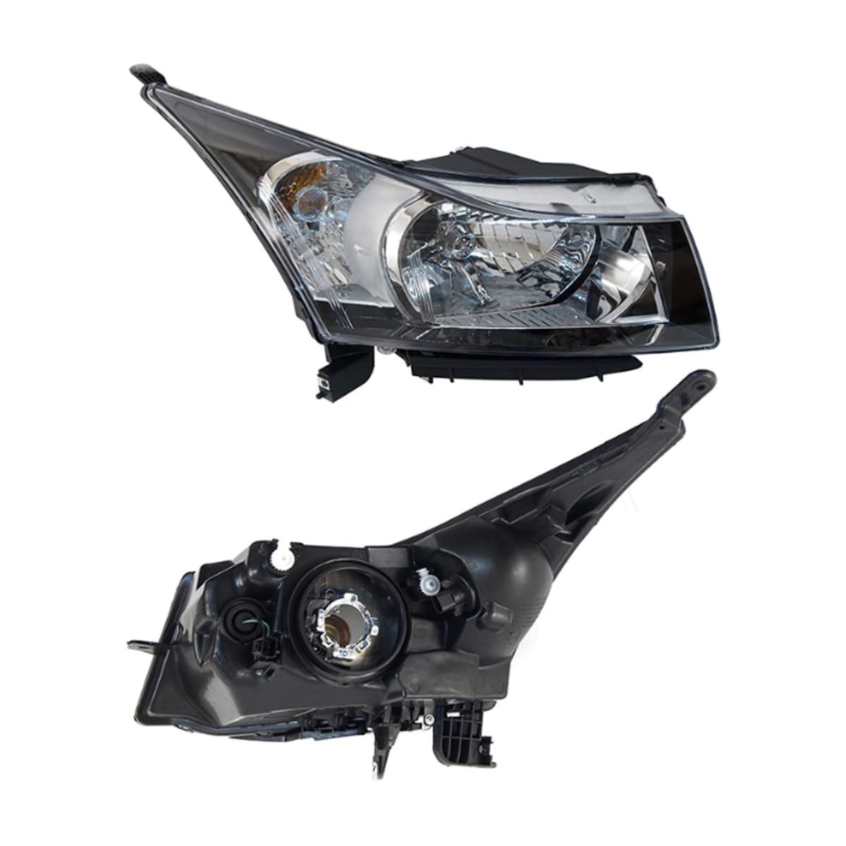 SAT Фара Chevrolet Cruze 09-15 (Справа/ Ручная регулировка/ чёрная) ST2351110R