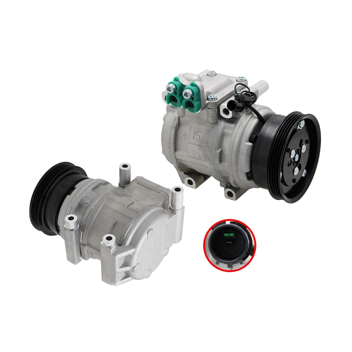 SAT Компрессор кондиционера Hyundai Tucson 04-09 / Kia Sportage 06-10