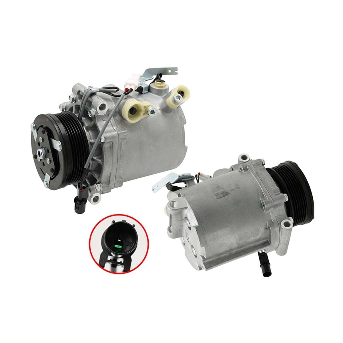 Деталь Компрессор кондиционера Mitsubishi Lancer 07-17 / Outlander 05-12 SAT