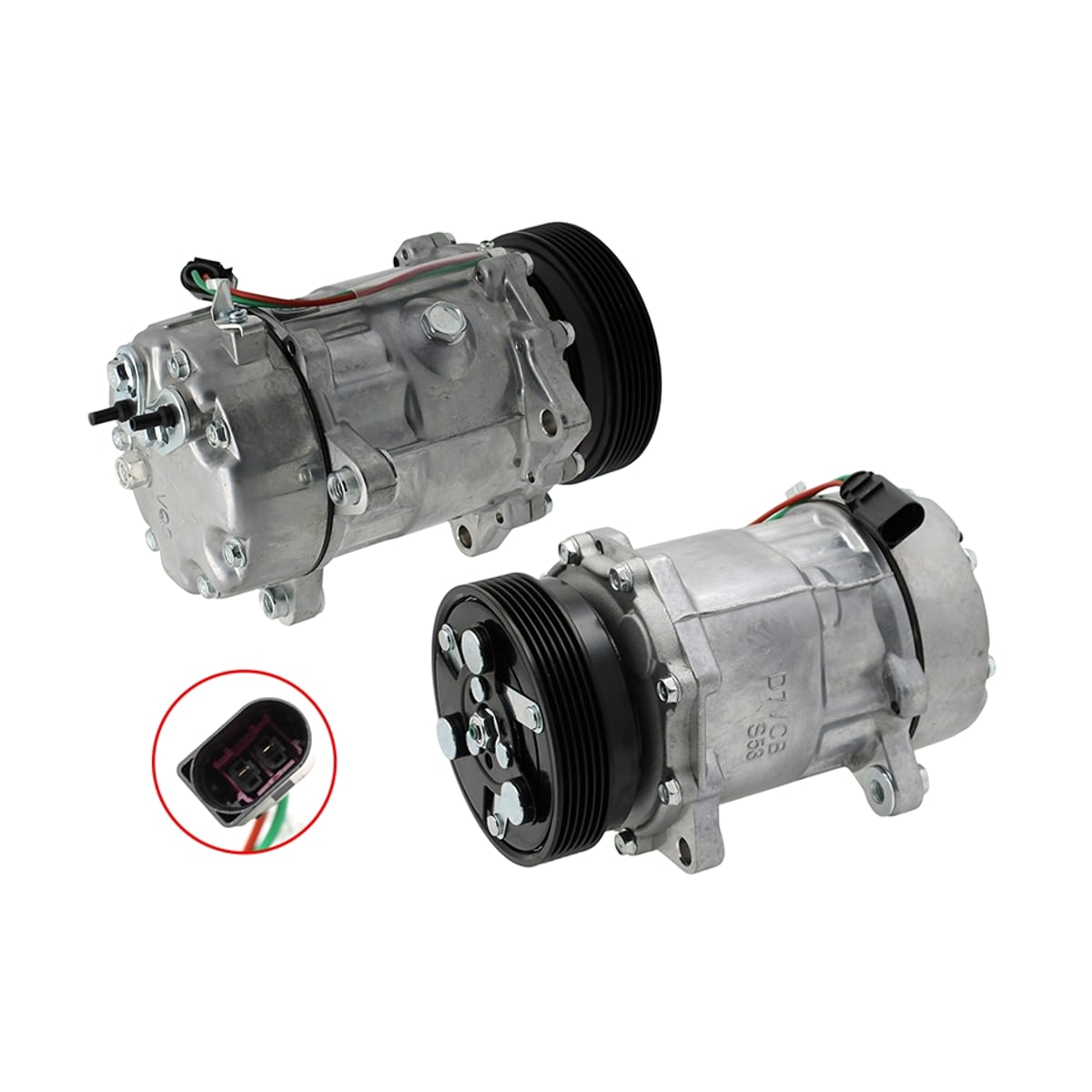 SAT Компрессор кондиционера Skoda Octavia 96-10 / Volkswagen Golf 97-06 ST2450158