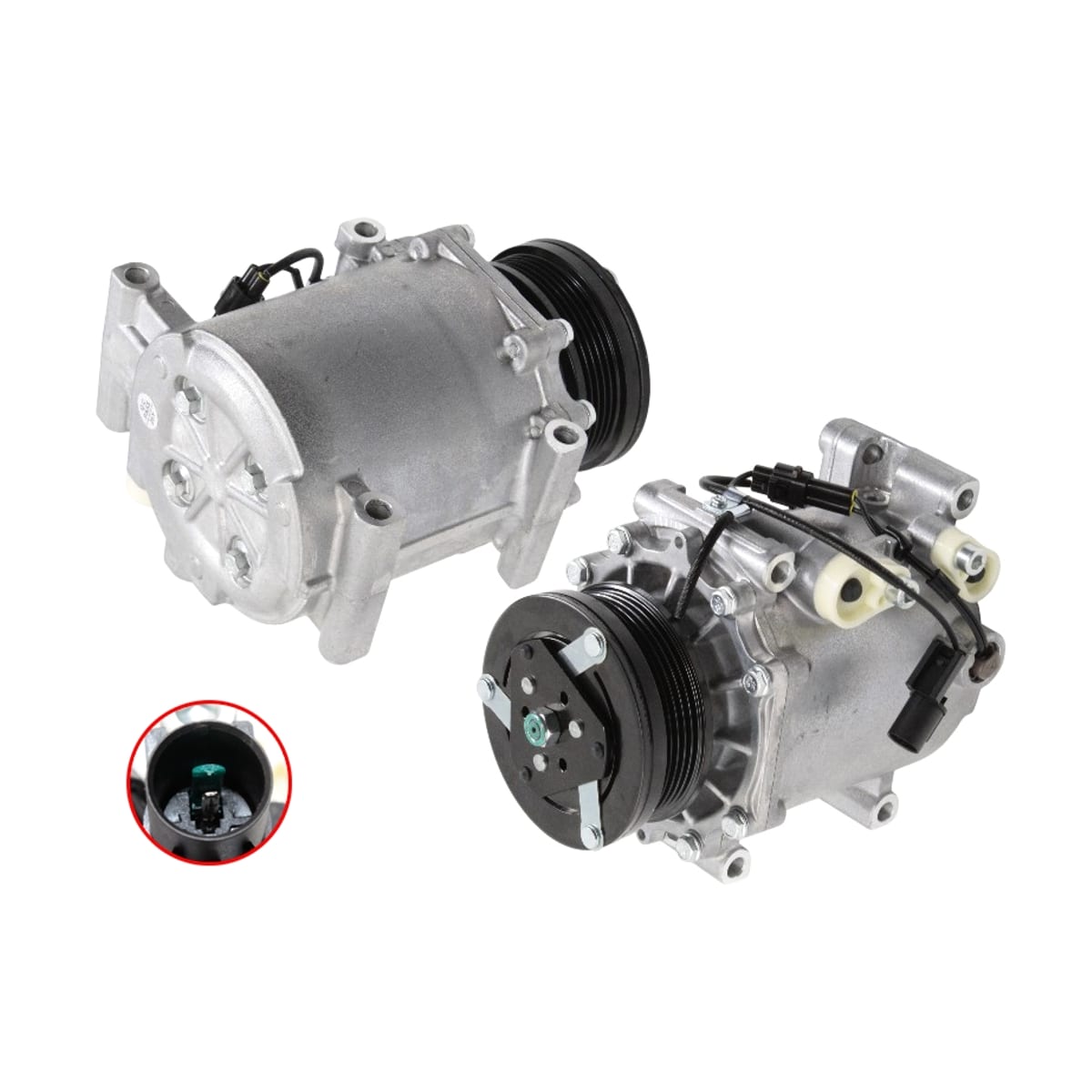 SAT Компрессор кондиционера Mitsubishi Lancer 03-10 / Colt 95-03