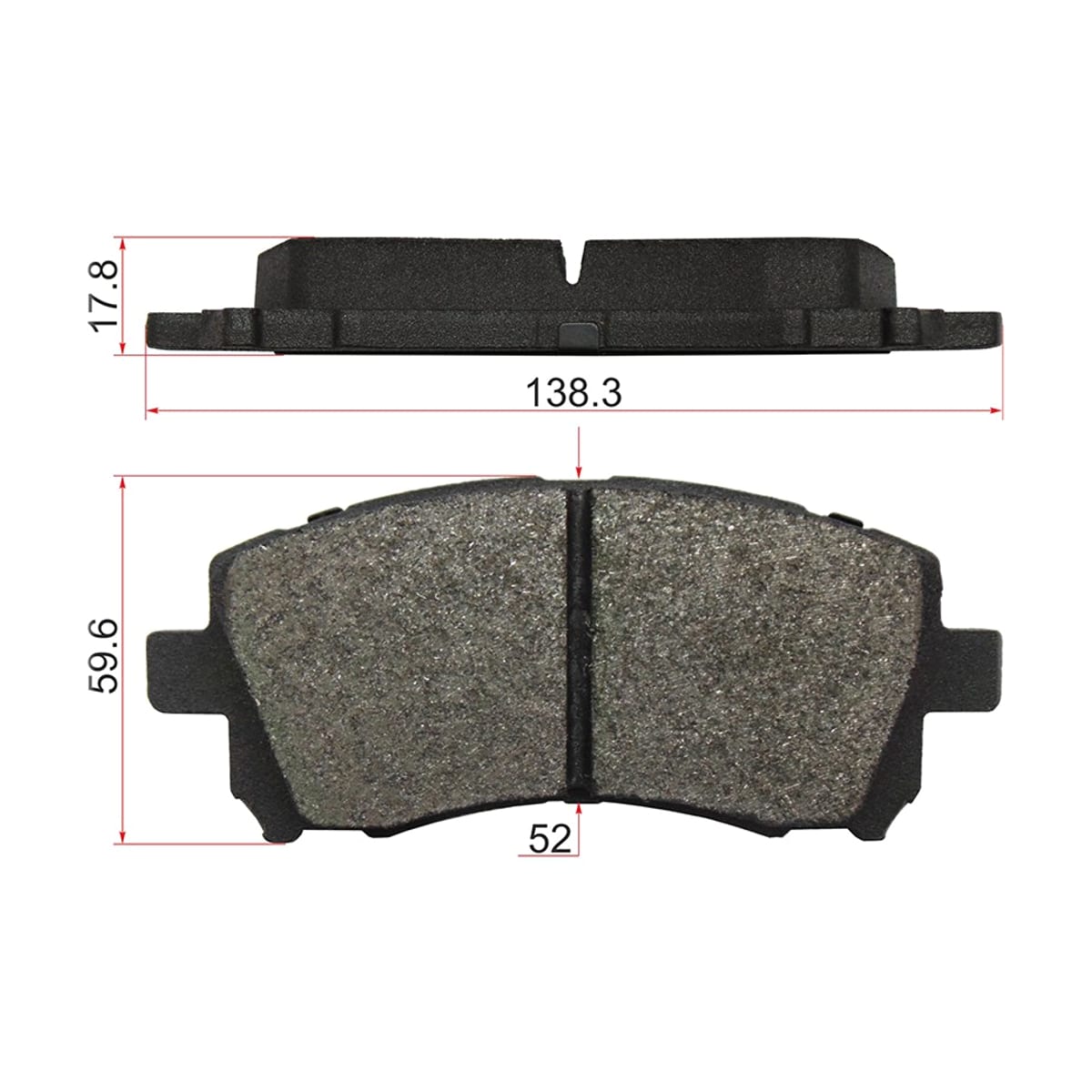 SAT Колодки тормозные (Спереди) Nissan Terrano 14-22 / Subaru Forester 97-02