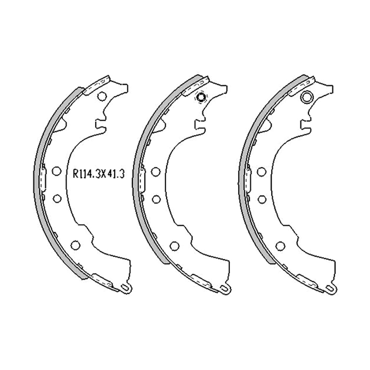 SAT Колодки тормозные барабанные Toyota Ipsum (SXM10,ACM20) 96-03 / RAV4 94-05