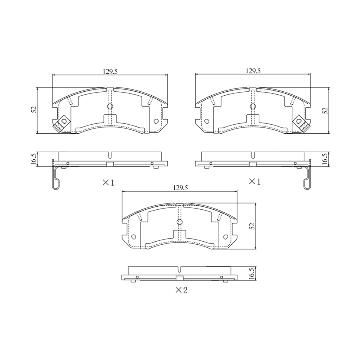 Деталь Колодки тормозные (Спереди) Mazda 626 87-97 / Capella 87-97 SAT