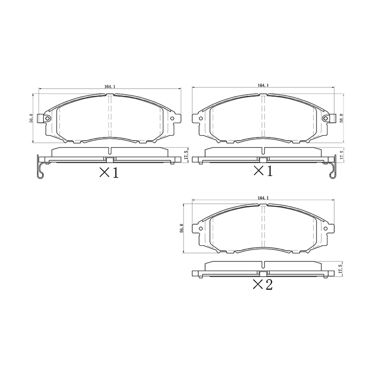 SAT Колодки тормозные (Спереди) Nissan Pathfinder 95-09 / Navara 98-15
