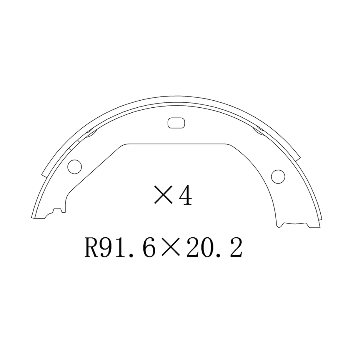 Деталь Колодки тормозные барабанные BMW 1-Series 04-13 / 3-Series 98-19 SAT