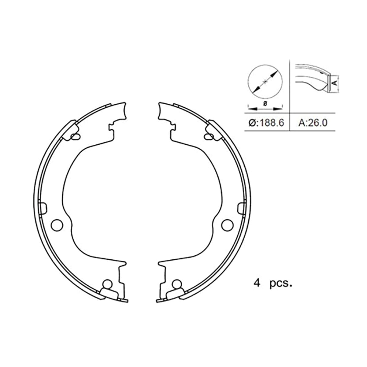 SAT Колодки тормозные барабанные Chevrolet Captiva 06-15 / Opel Antara 06-15
