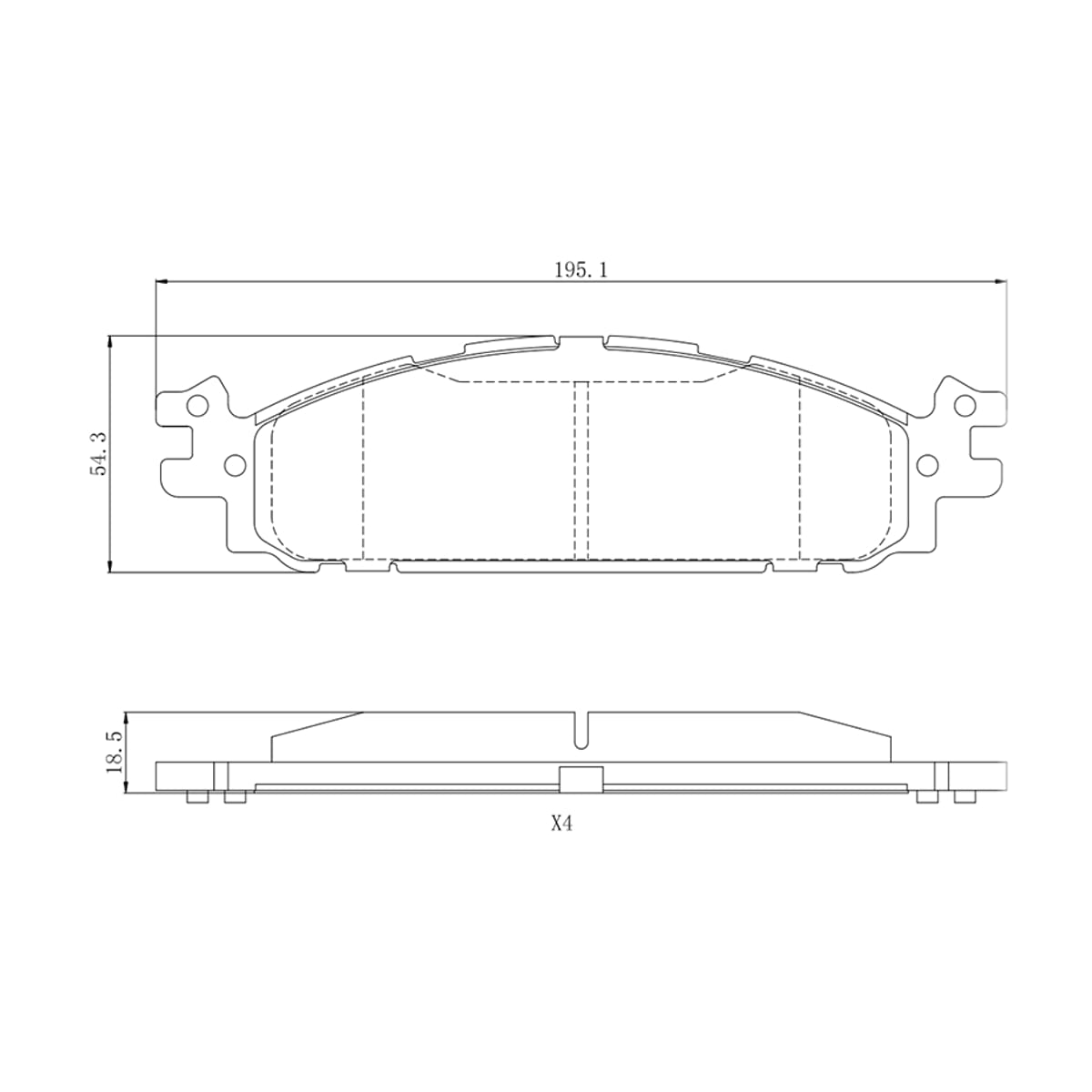 SAT Колодки тормозные (Спереди) Ford Explorer 10-19