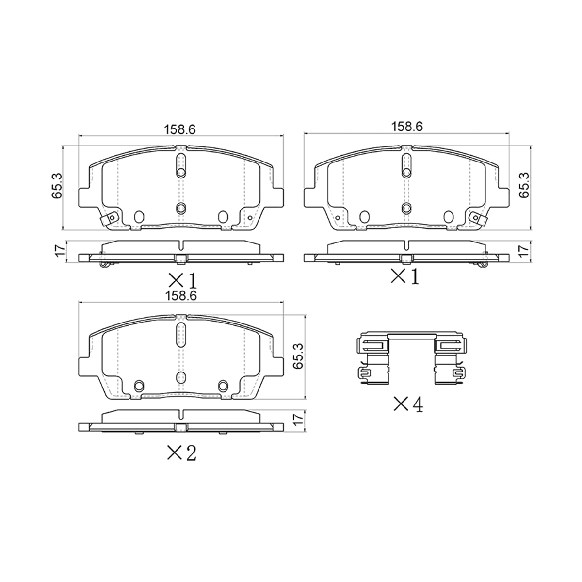 Деталь Колодки тормозные (Спереди) Hyundai Palisade 18-25 / Santa Fe 18 SAT