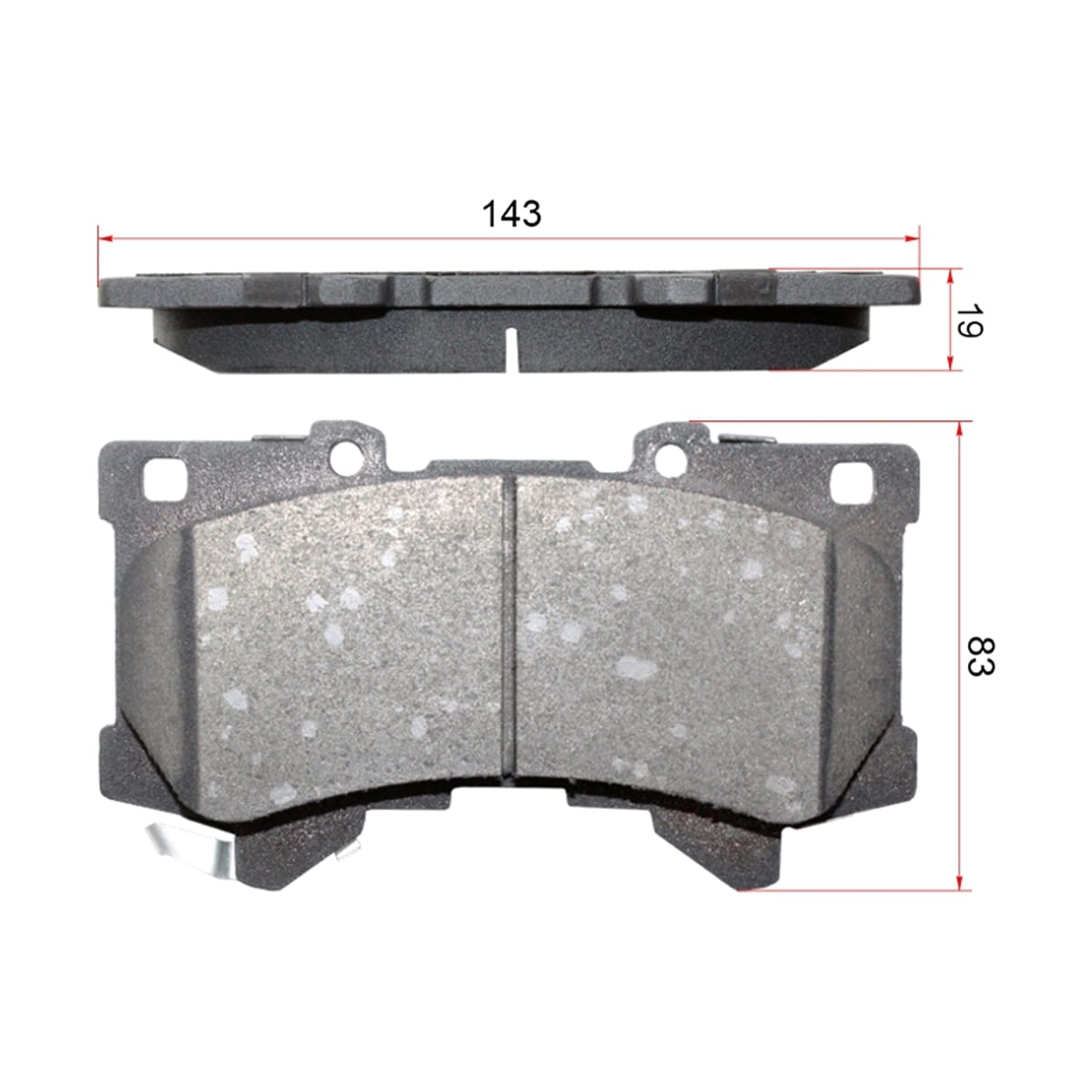 SAT Колодки тормозные (Спереди) Toyota Land Cruiser (J300) 21- / Land Cruiser Prado 23