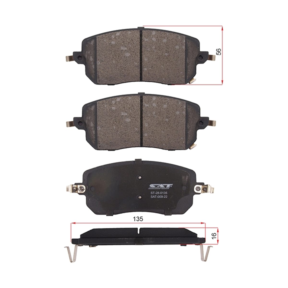 SAT Колодки тормозные (Спереди) Haval Jolion 20-24
