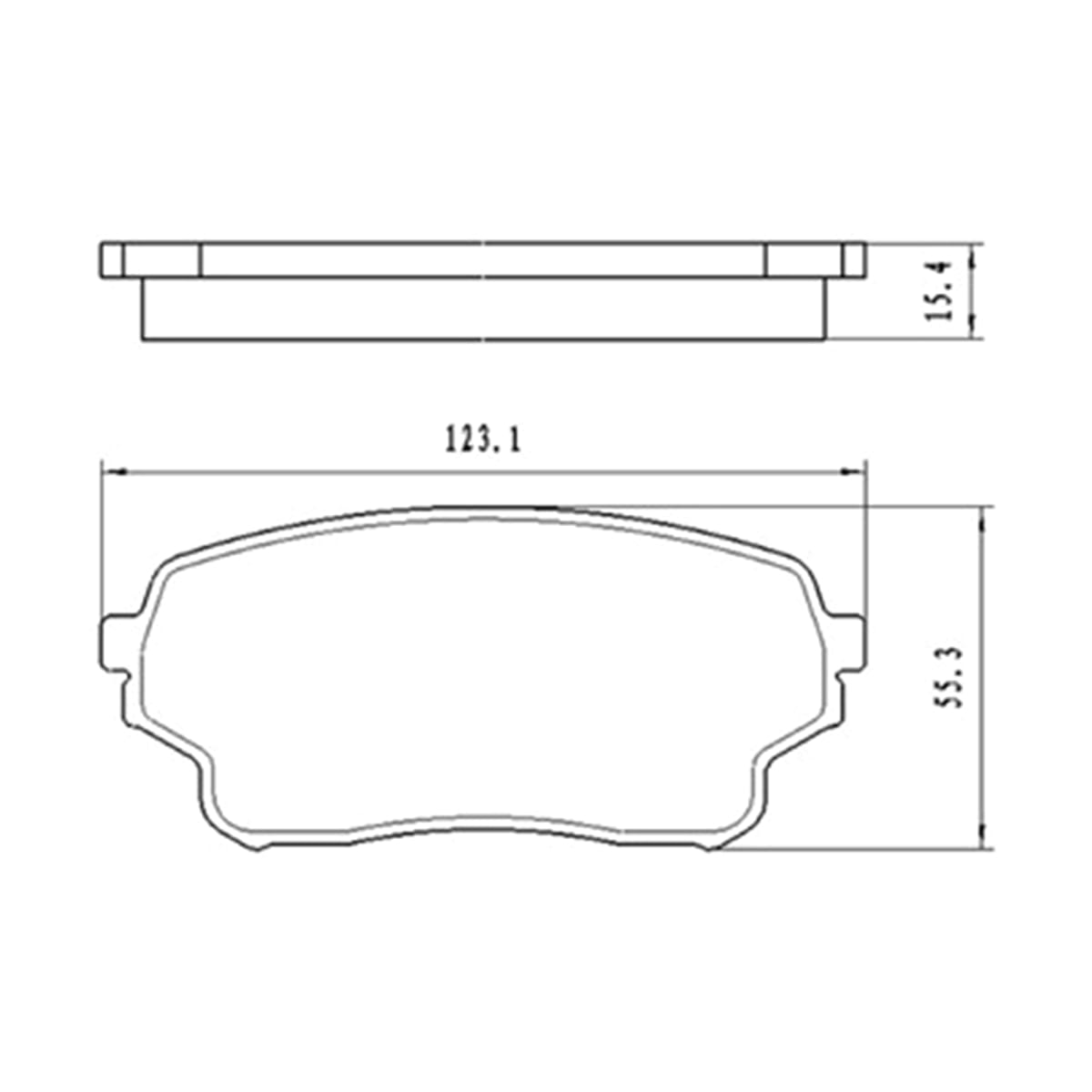 SAT Колодки тормозные (Спереди) Suzuki Grand Vitara 97-05 / Grand Vitara XL-7 01-06
