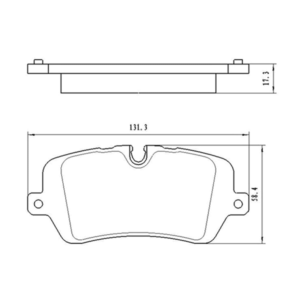 SAT Колодки тормозные (Сзади) Land Rover Discovery 16-20 / Range Rover 12-22