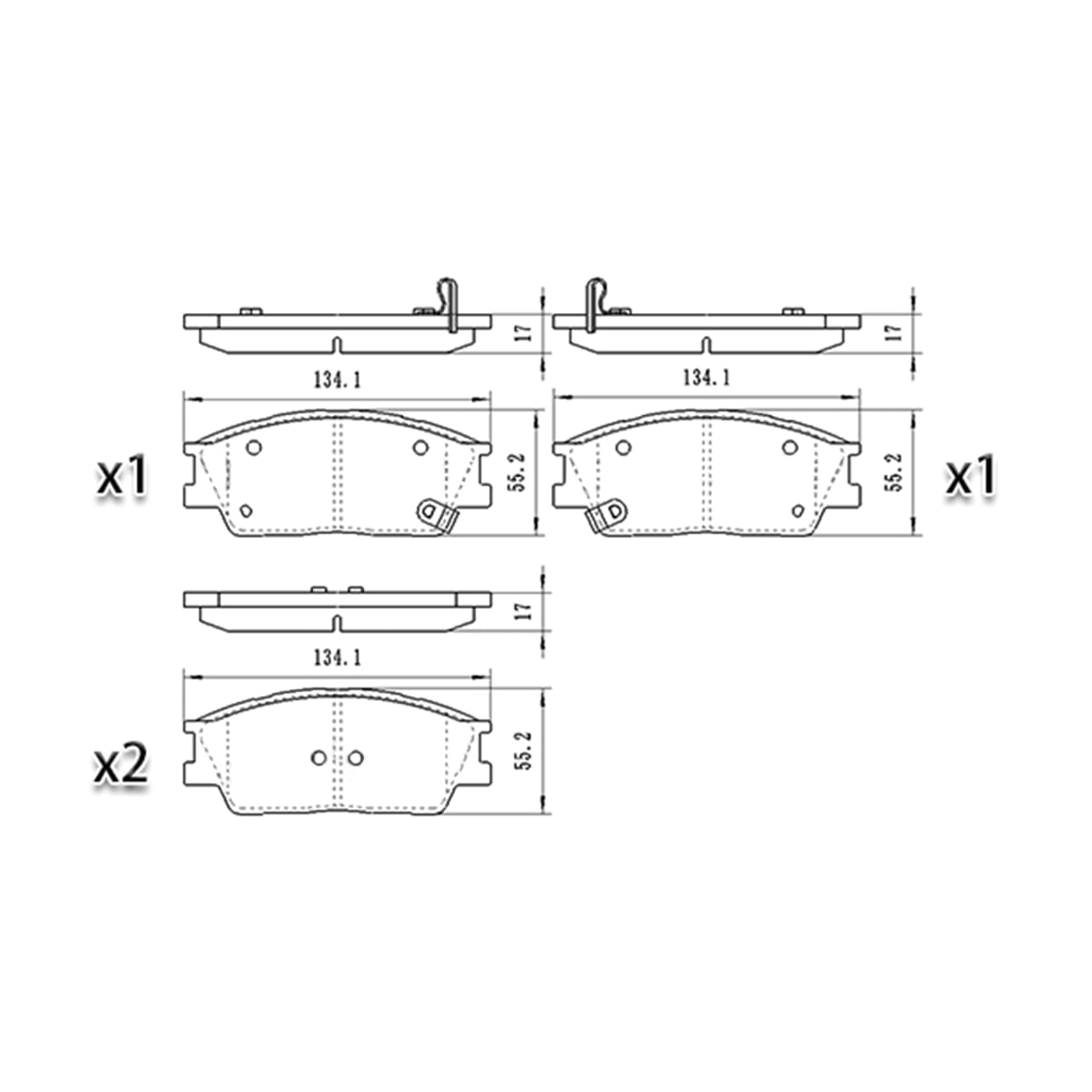 Деталь Колодки тормозные (Спереди) Hyundai Creta 20-22 / Kia Soul 19 SAT