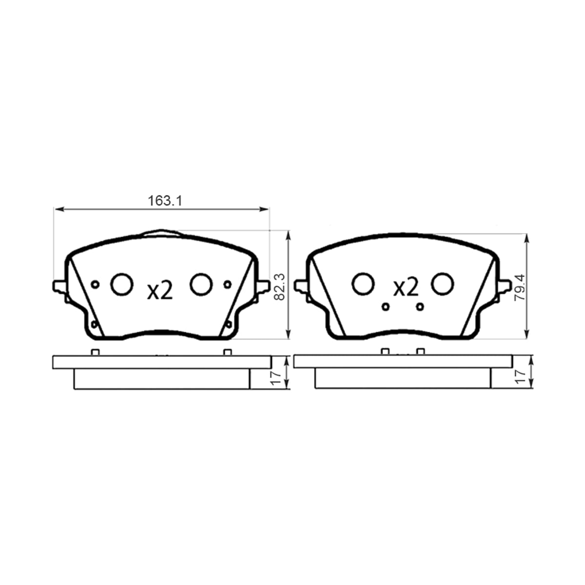 SAT Колодки тормозные (Спереди) Geely Monjaro 21