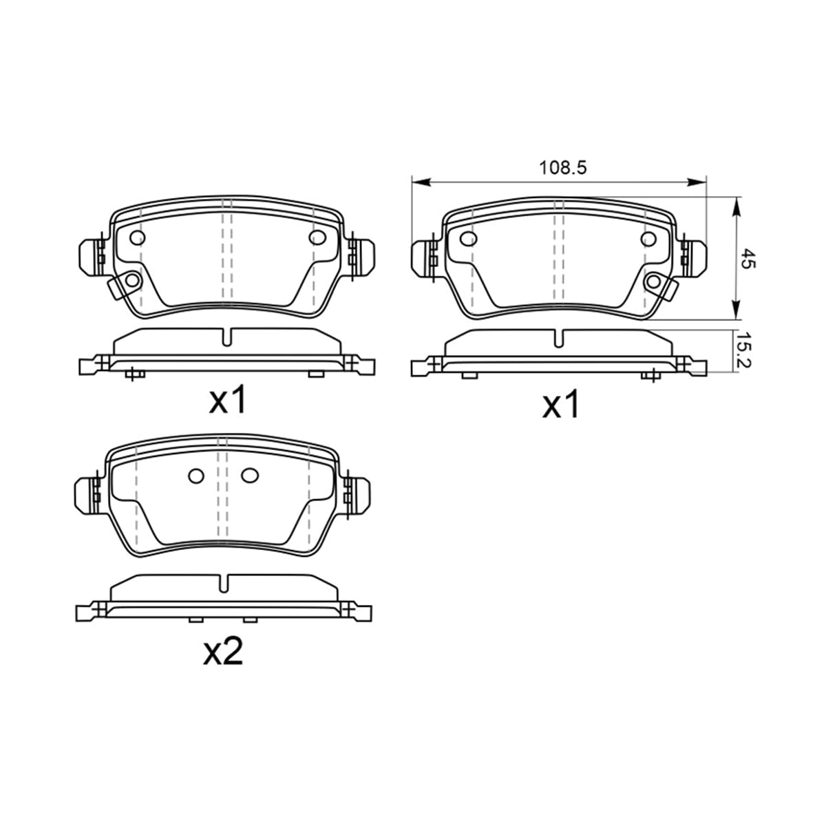SAT Колодки тормозные (Сзади) Geely Coolray 21- / Chery Arrizo 8 22
