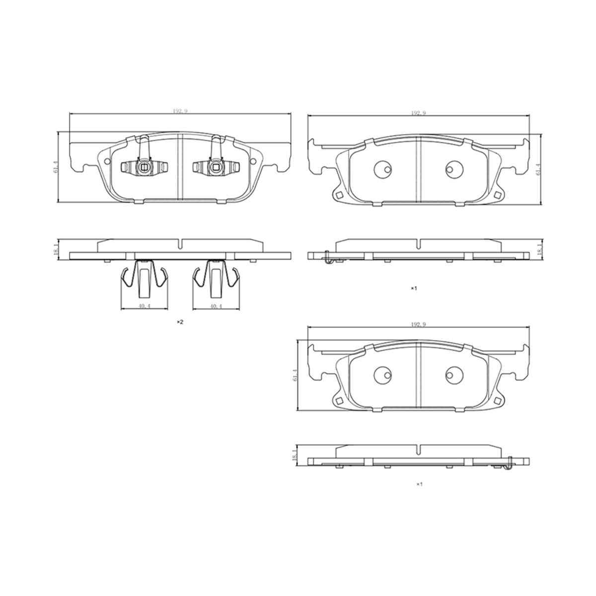 SAT Колодки тормозные (Спереди) GAC GN8 20-23 / GS8 16-23 ST280229