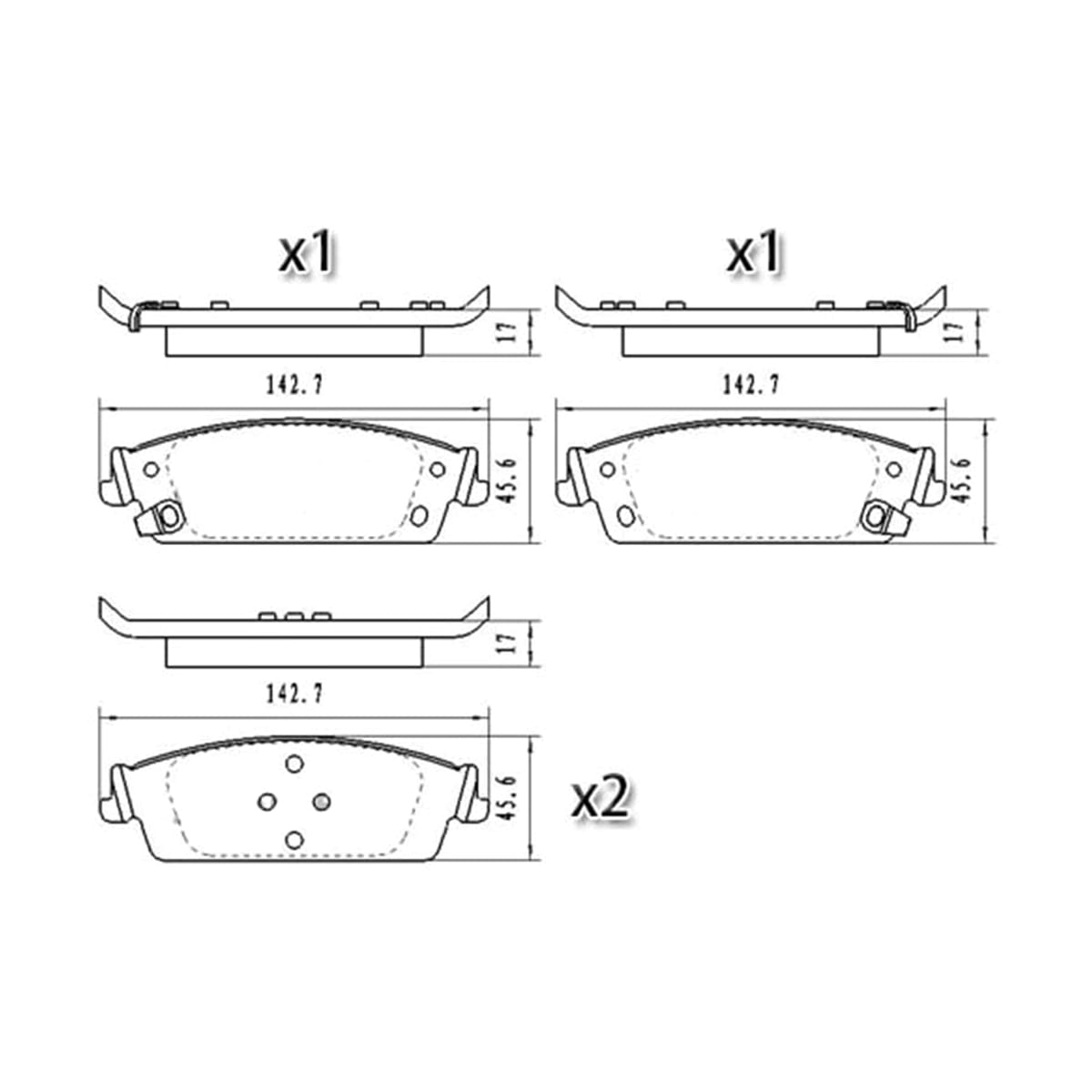 SAT Колодки тормозные (Сзади) Chevrolet Tahoe 13-21 / Cadillac Escalade 15-21 ST280286