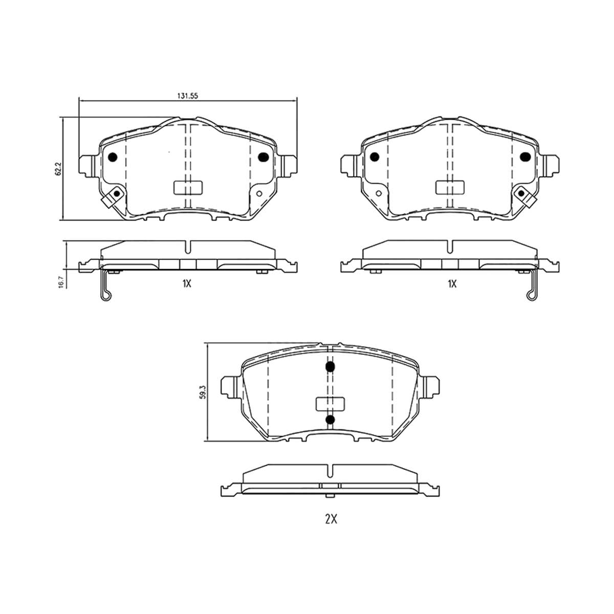 SAT Колодки тормозные (Спереди) Geely Coolray 21