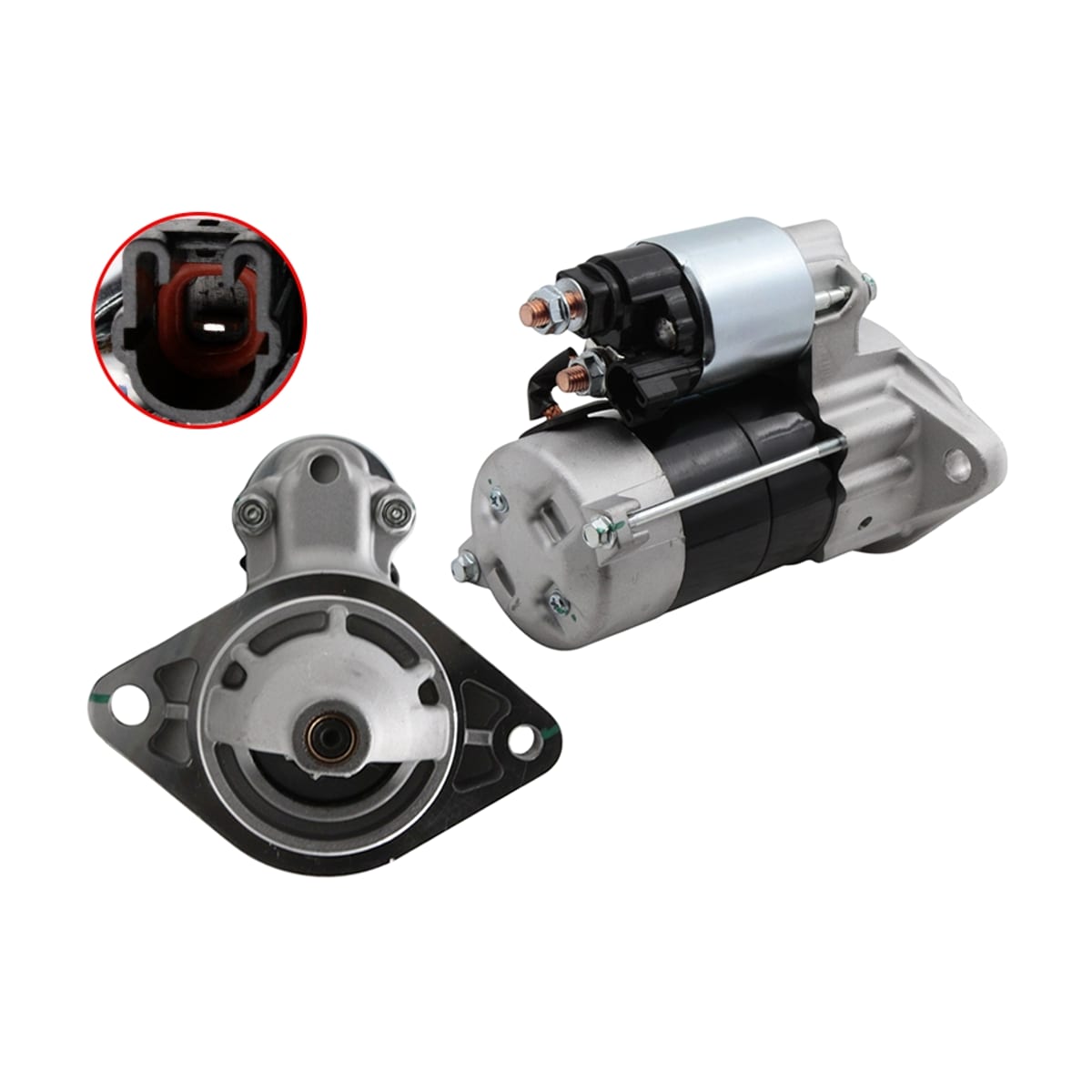 SAT Стартер Toyota Allion (T240) 01-07 / Avensis 00-03 (1 kW/ Z=9/ (восстановленный аналог DENSO))