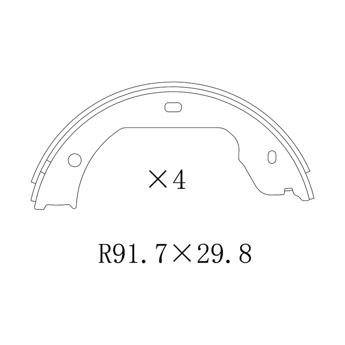 SAT Колодки тормозные барабанные (Сзади/ Стояночный тормоз) BMW 5-Series 95-10 / 6-Series 03-10