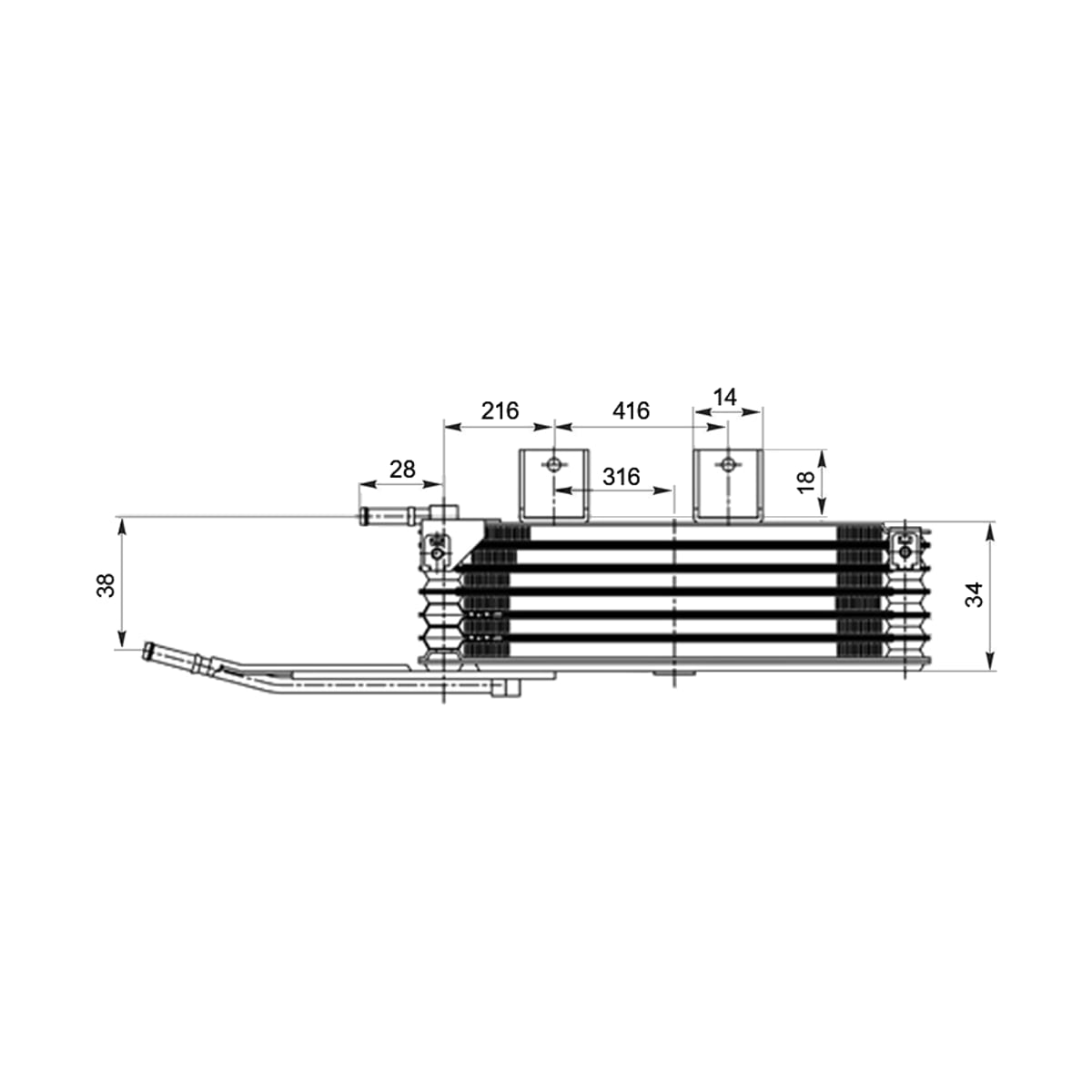SAT Радиатор АКПП Lexus RX 08-15 ST3291048150