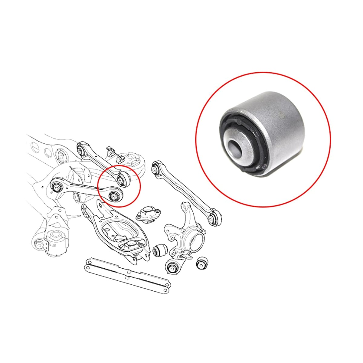 SAT Сайлентблок BMW 1-Series 04-13 / 3-Series 05-14