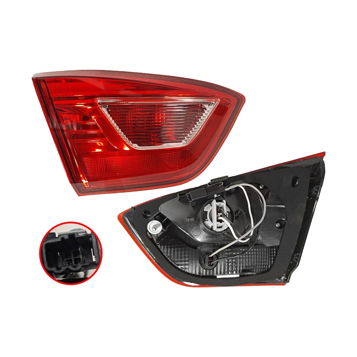 SAT Фонарь в крышку багажника Chevrolet Cruze 15-18 (Слева/ 4D SED)