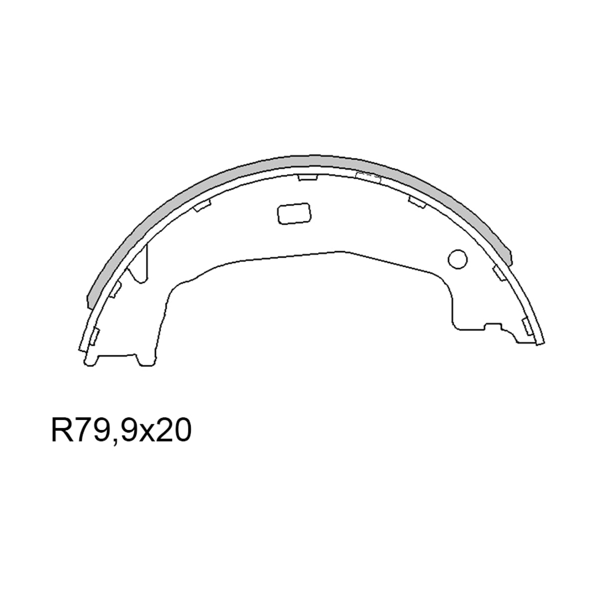 SAT Колодки тормозные барабанные (Сзади) BMW 1-Series 04-19 / 3-Series 98-19