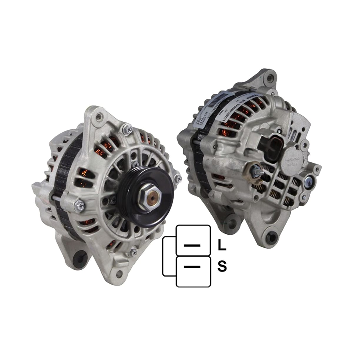 SAT Генератор Hyundai Elantra 00-09 / Kia Rio 05-11 (G4ED/G4EA/G4GB/G4EK 12V 75A)