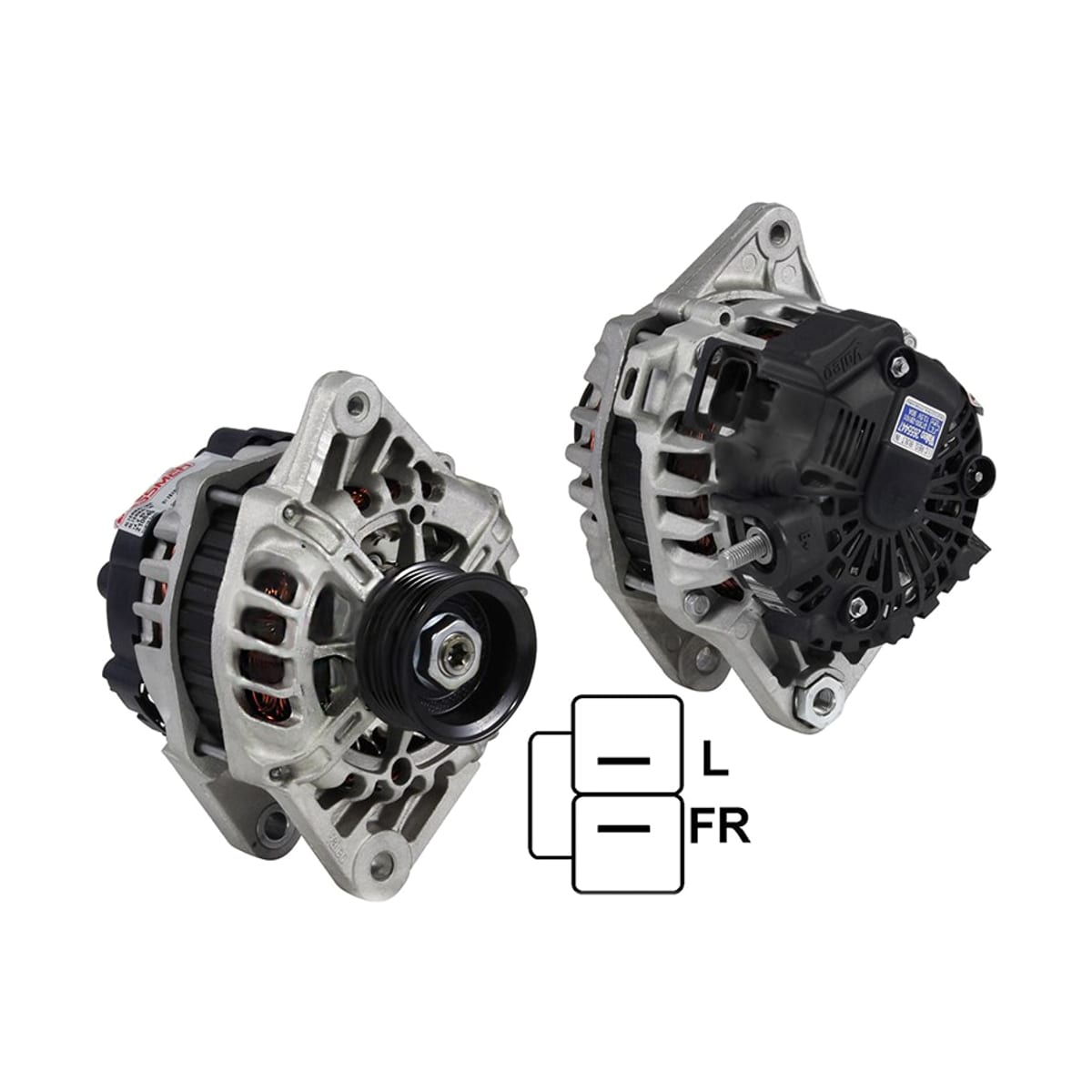 SAT Генератор Hyundai Elantra 06-16 / Solaris 10-17 (G4FA/G4FC/G4FD/GRFG/D4FB 12V 90A) ST373002B400N