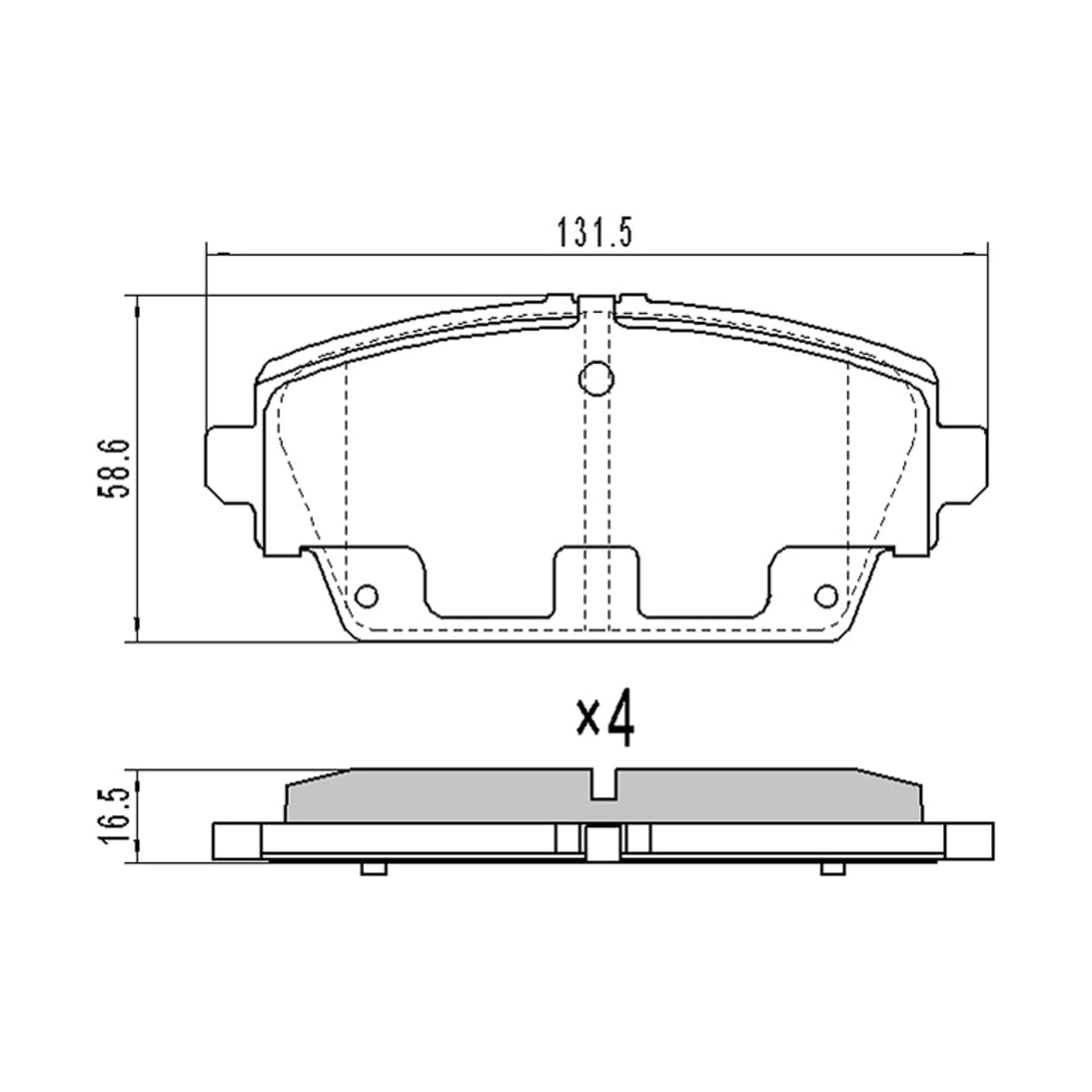 SAT Колодки тормозные (Спереди) Nissan Almera 95-00 / Primera 01-08